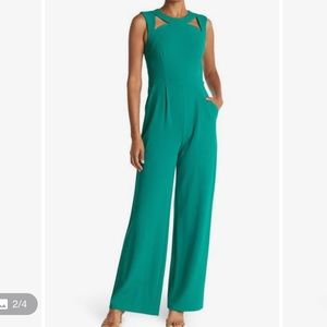 Calvin Klein Women's Jumpsuit emerald green sz 12